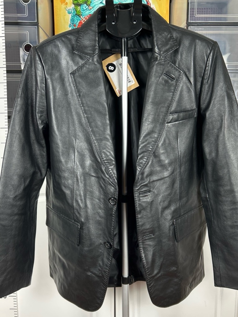 New Men’s Leather Blazer Sport Coat